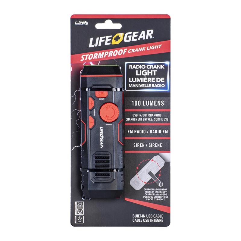 CRANK RADIO/FLASHLIGHT