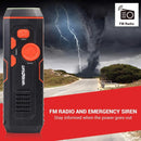 Life+Gear 30 lm Red LED Crank Radio/Flashlight
