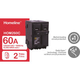 Square D HomeLine 60 amps Standard 2-Pole Circuit Breaker