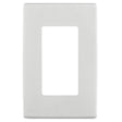 WALL PLATE 1 GANG WHT