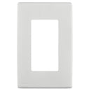 WALL PLATE 1 GANG WHT