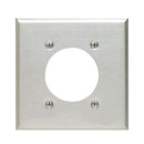 WALLPLATE RECEPT 2G ALUM