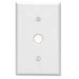 WALLPLATE CABLE 1G WHITE