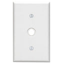 WALLPLATE CABLE 1G WHITE
