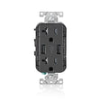 USB OUTLET 20AMP BLACK