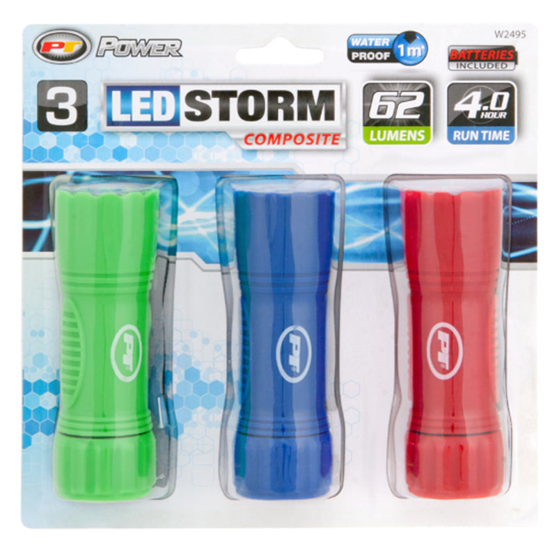 PT Power 62 lm Assorted LED Flashlight AAA Battery