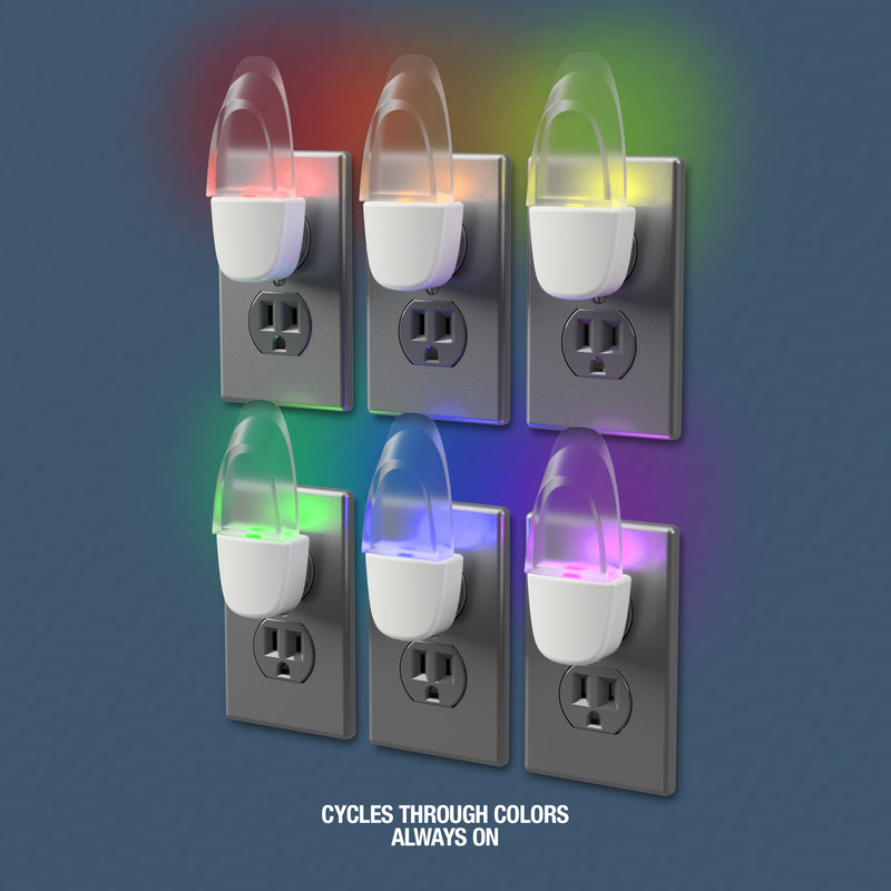 Westek Automatic Plug-in Color Changing LED Night Light