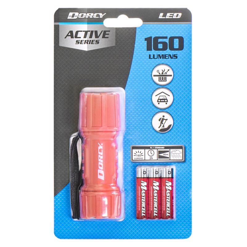 Dorcy 135 lm Assorted LED Flashlight AAA Battery