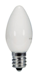 BULB LED 0.5W C7 E12 27K