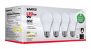 BULB LED 9.5W A19 5K 4PK