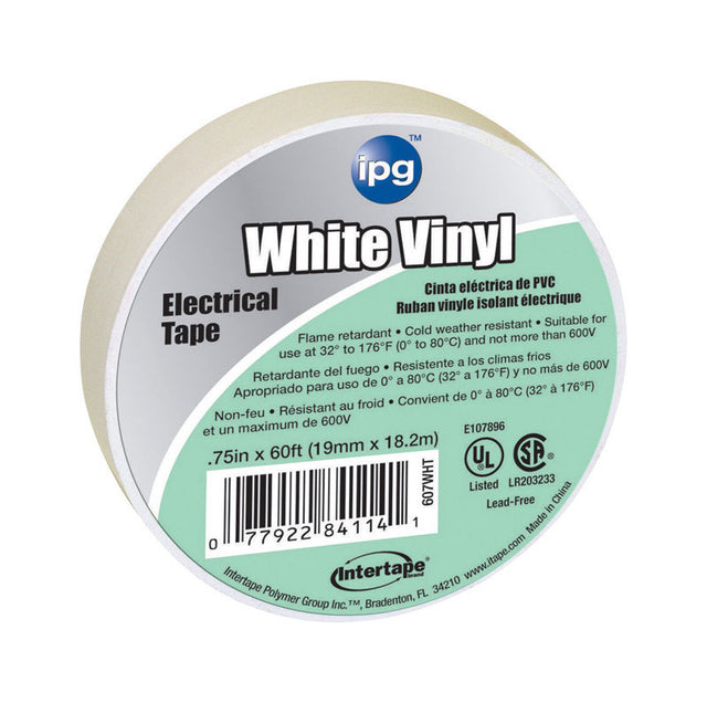 ELEC TAPE WHT .75"X60'