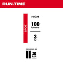 Milwaukee TRUEVIEW 100 lm Black/Red LED Pen Light AAA Battery