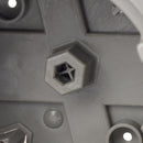 Madison Electric Smart Box Round PVC 1 gang Ceiling Box Gray