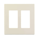 Leviton Decora Plus Almond 2 gang Polycarbonate Decorator Screwless Wall Plate 1 pk