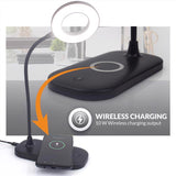 Newhouse Lighting Zlata 12 in. Black Desk Lamp