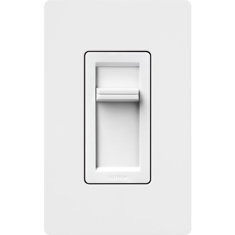 Lutron Lumea White 150 W Slide Dimmer Switch 1 pk