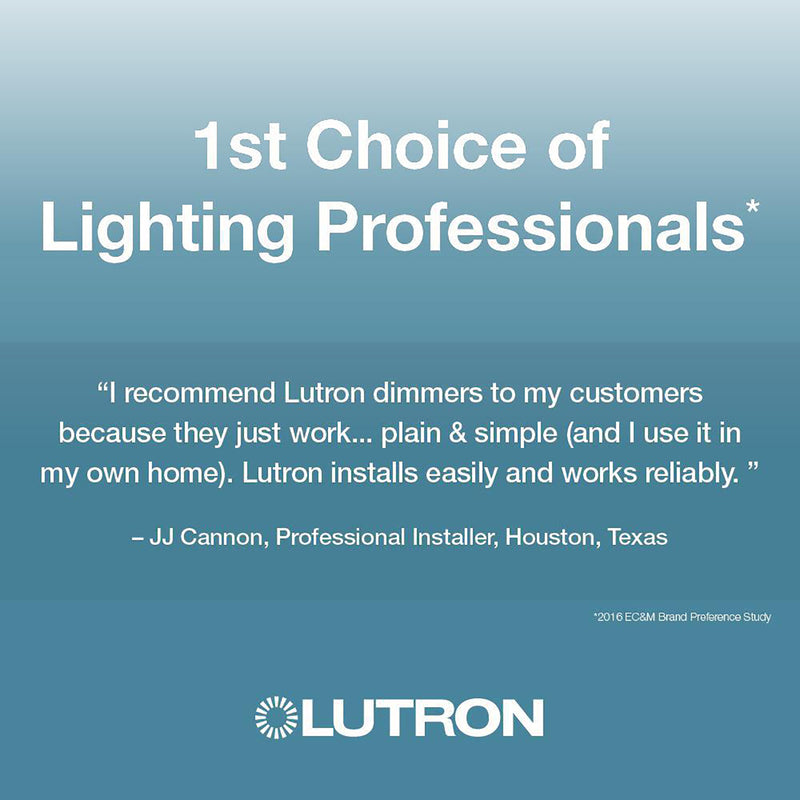 Lutron Lumea Light Almond 150 W Slide Dimmer Switch 1 pk