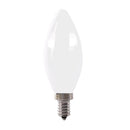Feit Enhance Blunt Tip E12 (Candelabra) Filament LED Bulb Soft White 60 Watt Equivalence 2 pk