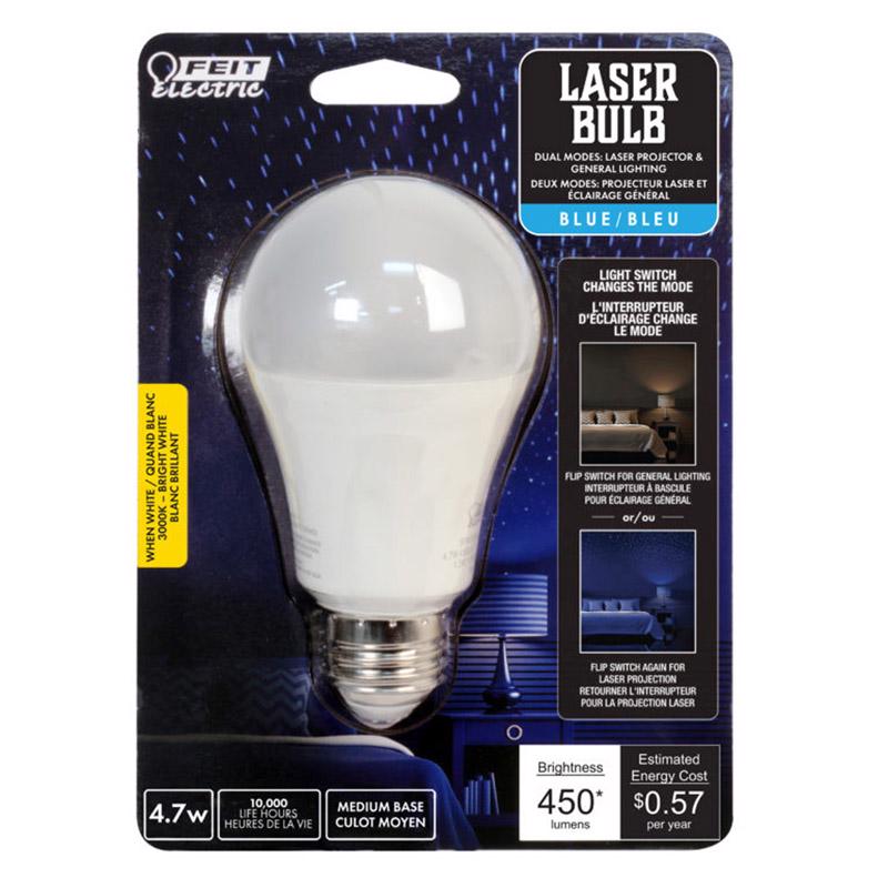 LED LASR A19 E26 BLU 40W