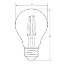Feit LED Filament A19 E26 (Medium) LED Bulb Smoke Daylight 25 Watt Equivalence 1 pk