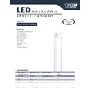 Feit Plug & Play T12 Cool White 47.4 in. G13 Linear LED Bulb 40 Watt Equivalence 10 pk