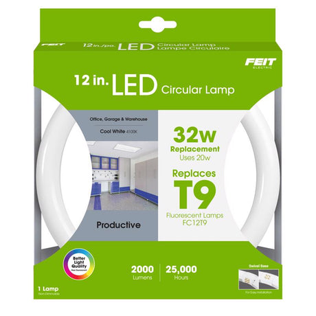 BULB LED CIRC T8 12" 20W