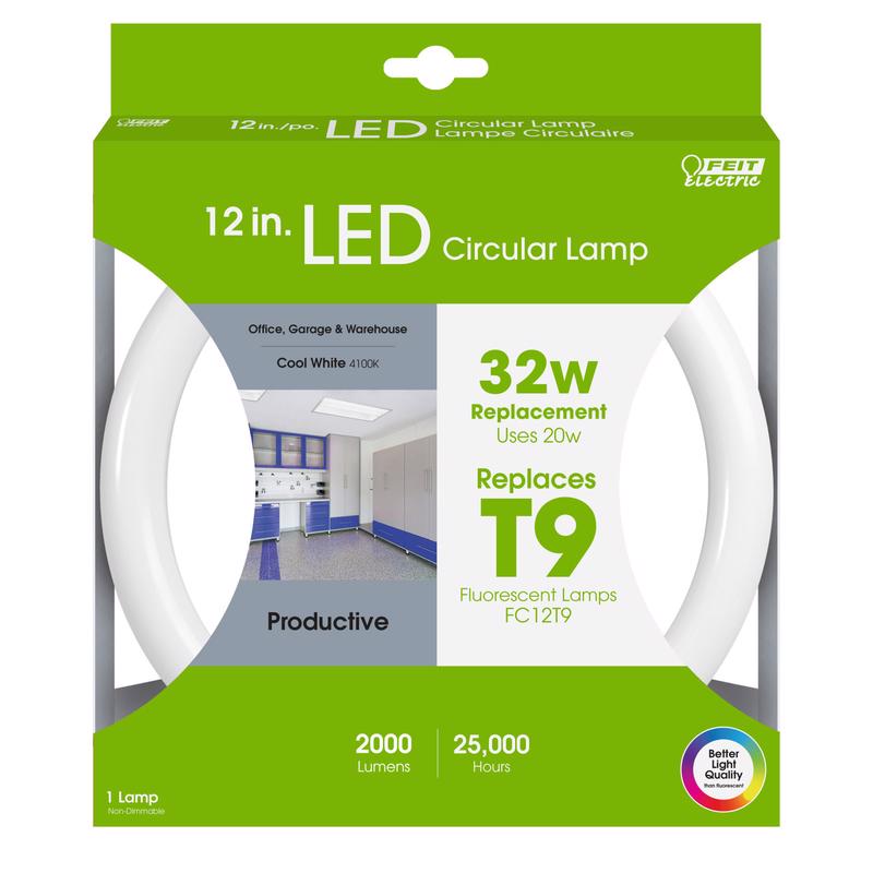 BULB LED CIRC T8 12" 20W