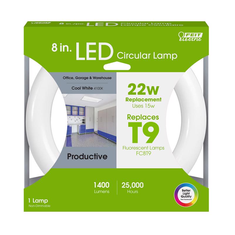 BULB LED CIRC 8" 15W