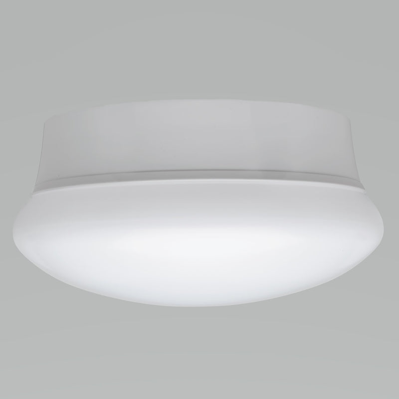 ETI Color Preference 3.5 in. H X 7 in. W X 7 in. L White LED Ceiling Spin Light