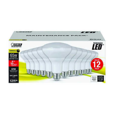 LED BR30 E26 SE 65W 12PK