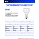 Feit BR30 E26 (Medium) LED Bulb Daylight 65 Watt Equivalence 12 pk