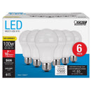 LED A19 E26 DL 100W 6PK