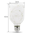 Feit Square E26 (Medium) LED Bulb Multi-Colored 1 Watt Equivalence 1 pk