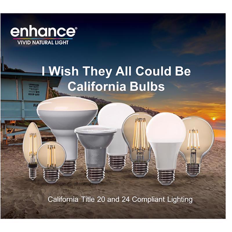 Feit Enhance CA10 (Flame Tip) E12 (Candelabra) Filament LED Bulb Daylight 40 Watt Equivalence 6 pk