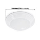 Feit White 4, 5 and 6 in. W LED Disklight Retrofit Kit 12 W