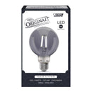 Feit LED Filament G25 E26 (Medium) Filament LED Bulb Smoke Daylight 40 Watt Equivalence 1 pk
