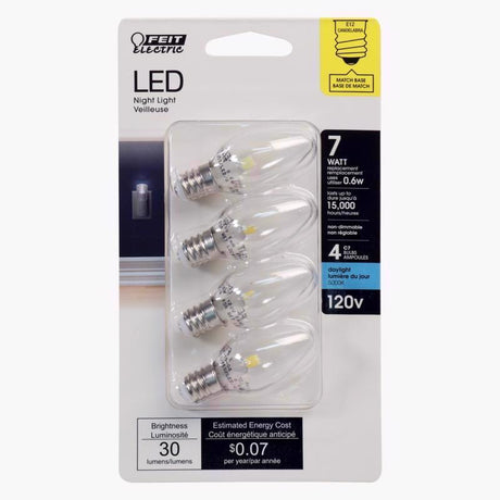 LED C7 E12 DL 7W4PK