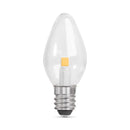Feit C7 E12 (Candelabra) LED Bulb Daylight 7 Watt Equivalence 4 pk