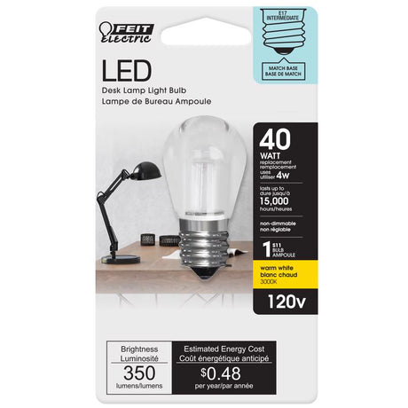 LED S11 E17 WW 40W