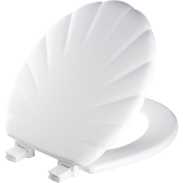 TOILET SEAT RND SHELL WH