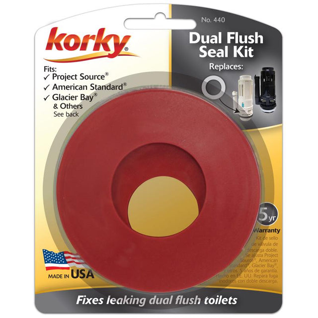 DUAL FLUSH SEAL KIT RED