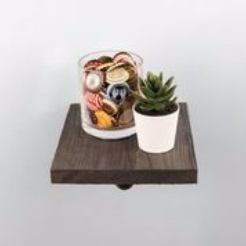 7-1/4 in. W X 8 in. D Brown Wood Shelf 1 pk