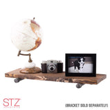 7-1/4 in. W X 24 in. D Brown Wood Shelf 1 pk