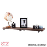 7-1/4 in. W X 36 in. D Brown Wood Shelf 1 pk