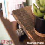 7-1/4 in. W X 36 in. D Brown Wood Shelf 1 pk