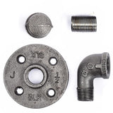 STZ Industries 1/2 in. FIP each X 1/2 in. D FIP Black Malleable Iron Pipe Hook