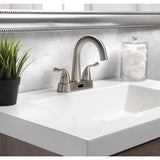Homewerks Brushed Nickel Motion Sensing Centerset Bathroom Sink Faucet 4 in.
