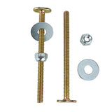 Plumb Pak Toilet Bolt Set Gold Brass Plated Brass For Universal