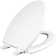 TOILET SEAT ELNG WOOD WH