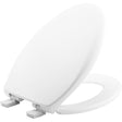 TOILET SEAT ELNG PLST WH